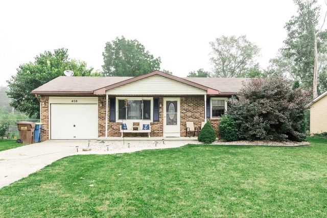 405 Woodcreek Dr, Tocsin IN  46777-9675 exterior